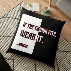 Ranboo Minecraft - If the crown fits 4 Floor Pillow RB2805 product Offical Ranboo Merch