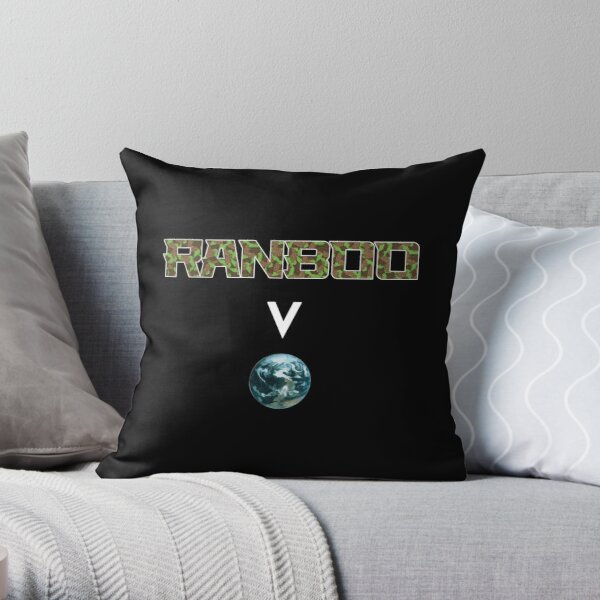 Ranboo above the world - Minecraft Throw Pillow RB2805 product Offical Ranboo Merch