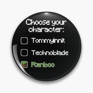 Choose your character - Ranboo (2) Pin RB2805 product Offical Ranboo Merch